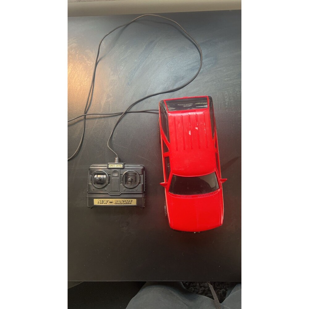 VINTANGE 1995 BRIGHT RARE Chevy S10 Blazer Red 1/16 SCALE RC TRUCK